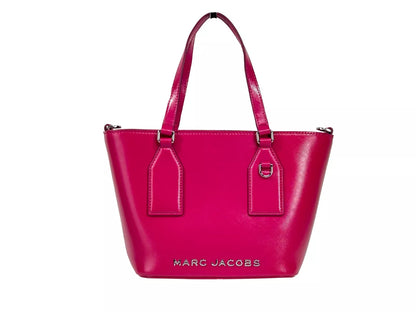 Marc Jacobs Liten Axelremsväska i Saffiano-läder