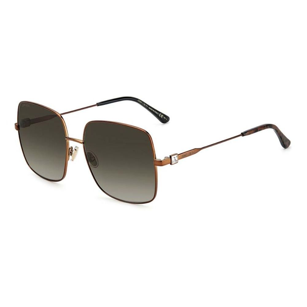 Jimmy Choo bruna metallsolglasögon