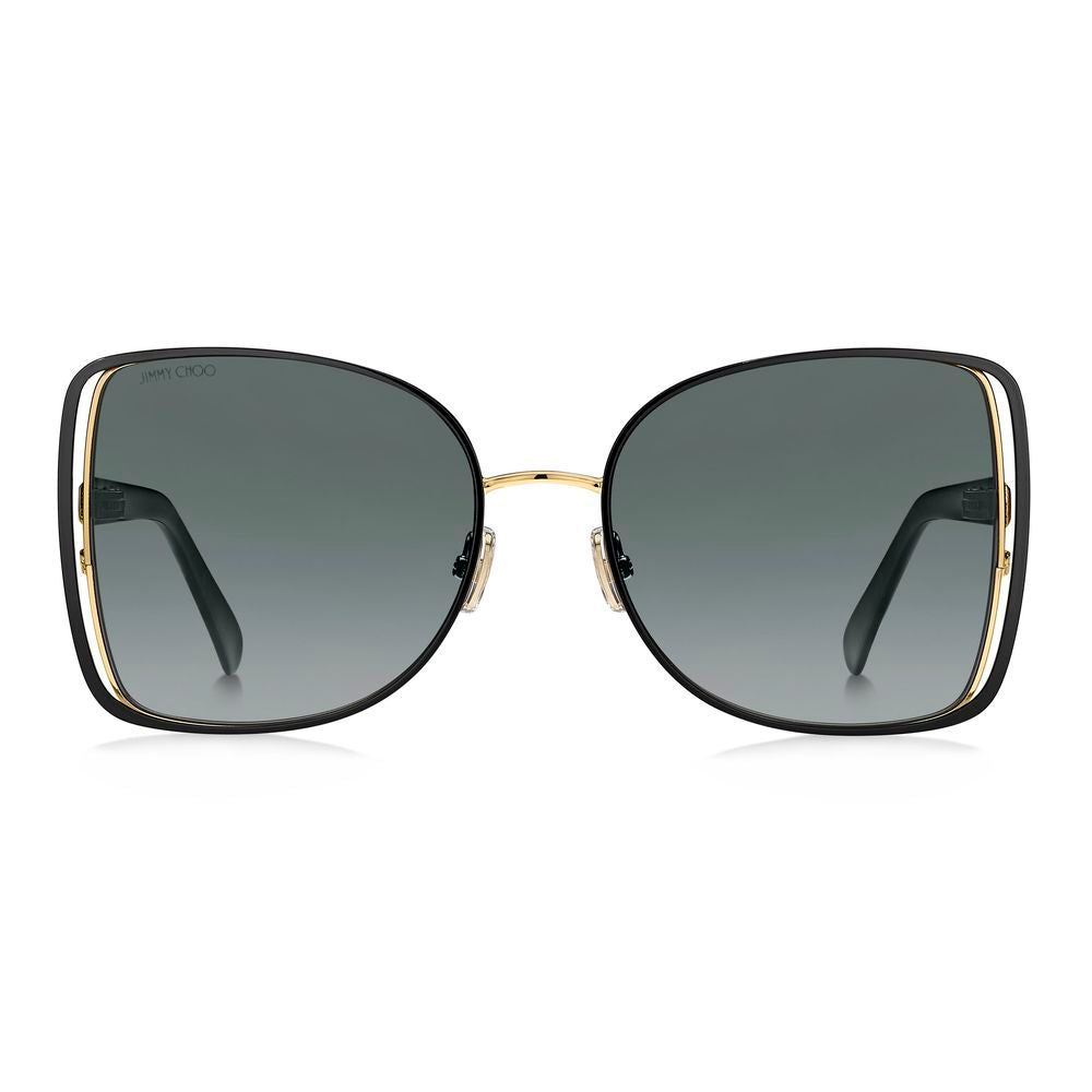Jimmy Choo tvåfärgade metallsolglasögon