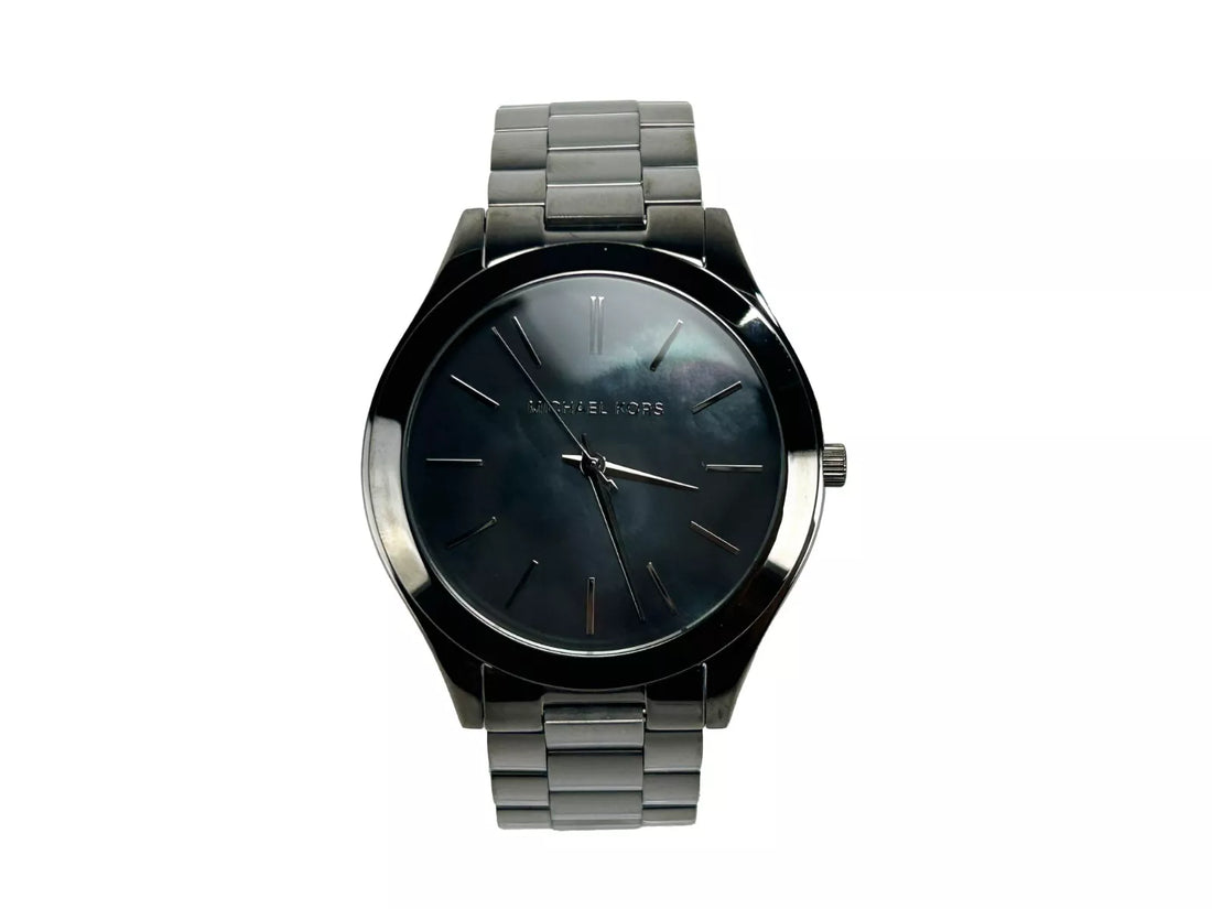 Michael Kors Slim Runway Gun Metal Rostfritt Stål Klocka MK3413