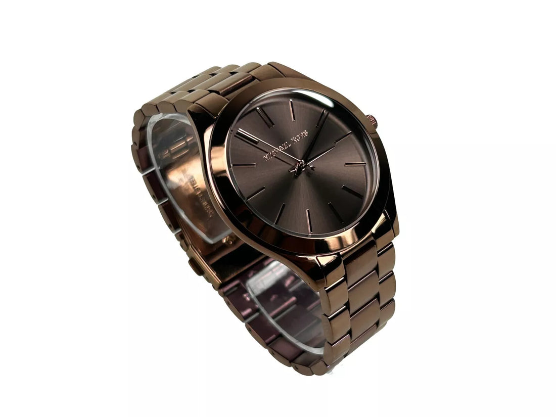 Michael Kors Slim Runway Brunt Rostfritt Stål Klocka MK3418