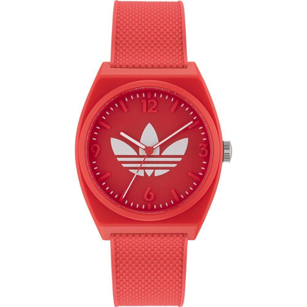 Adidas röd syntetisk klocka