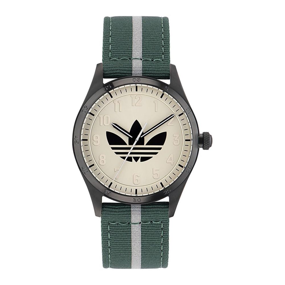 Adidas grön tygklocka