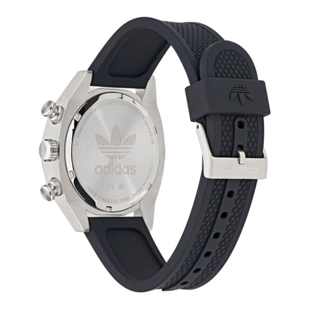Adidas svart syntetklocka
