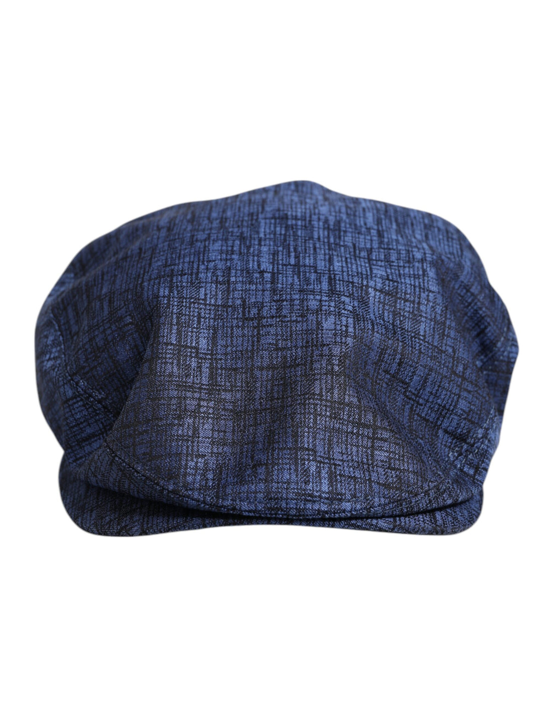 Dolce &amp;amp; Gabbana Blue Cotton Stretch Newsboy Hat