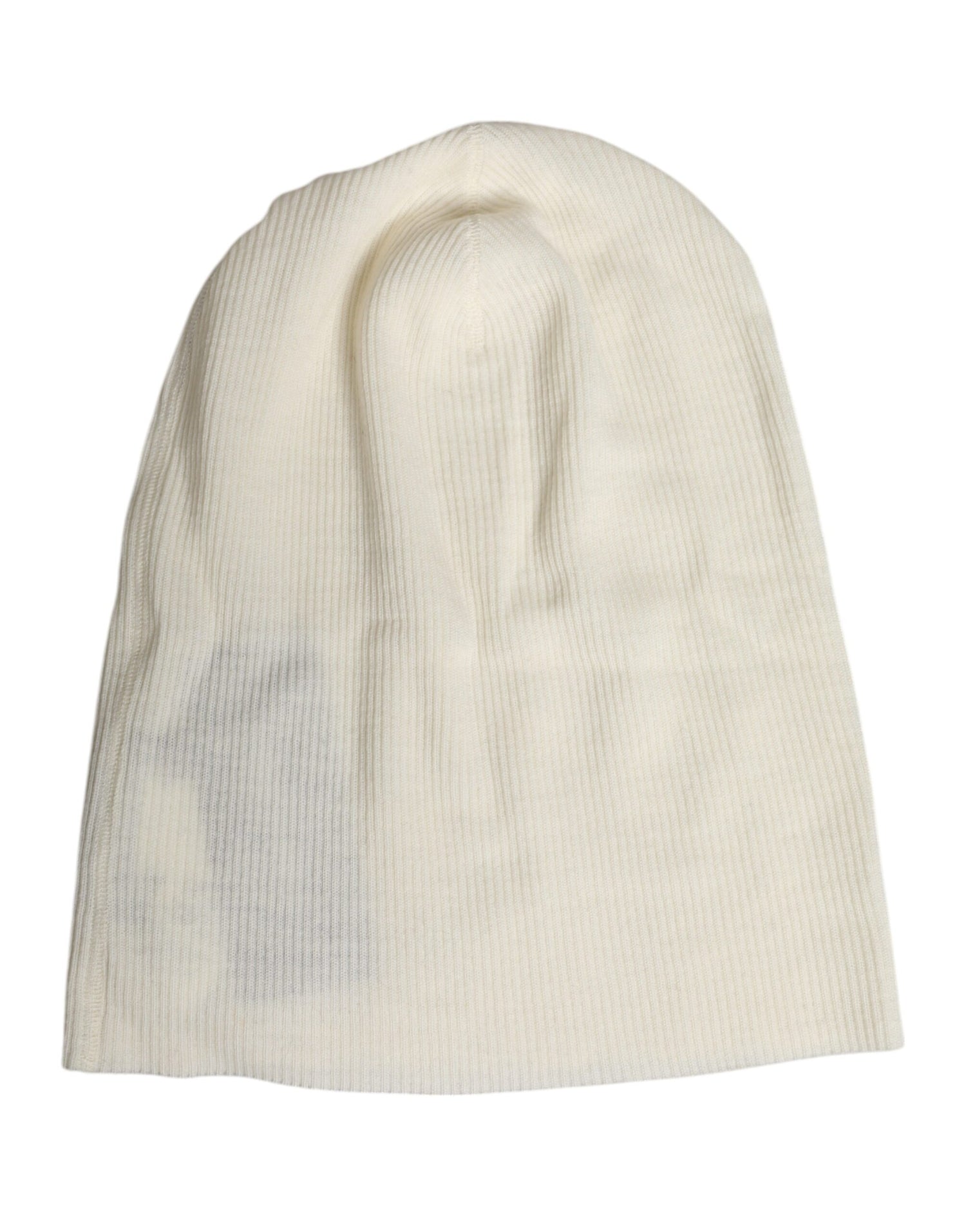 Dolce &amp;amp; Gabbana Beige Stickad Mössa i Ullblandning
