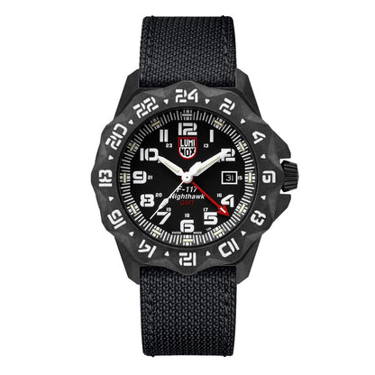Luminox svart tygklocka
