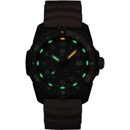 Luminox orange gummiklocka