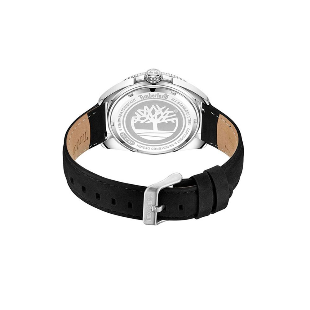 Timberland svart läderklocka