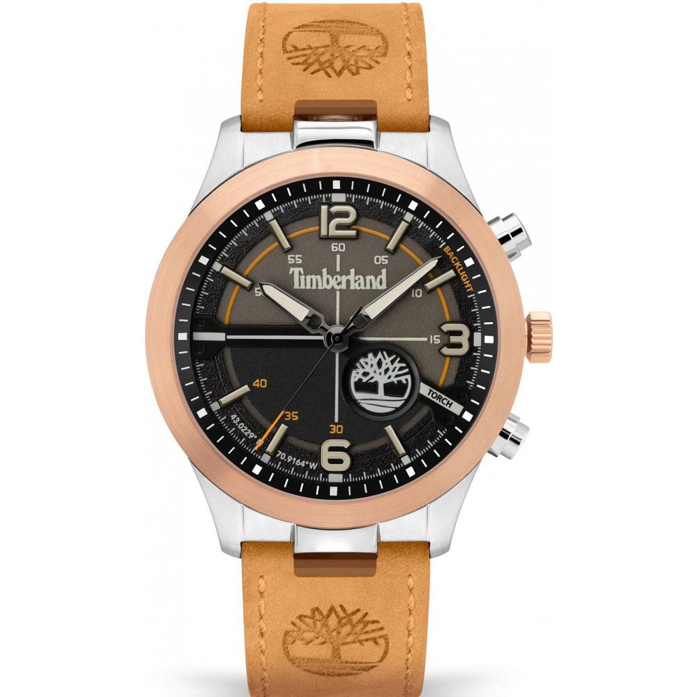 Timberland brun läderklocka