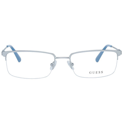 Guess Silverfärgade optiska bågar för män