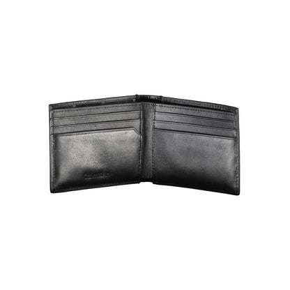 Calvin Klein svart Eco Leather herrplånbok