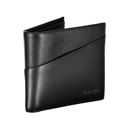 Calvin Klein svart polyesterplånbok för män