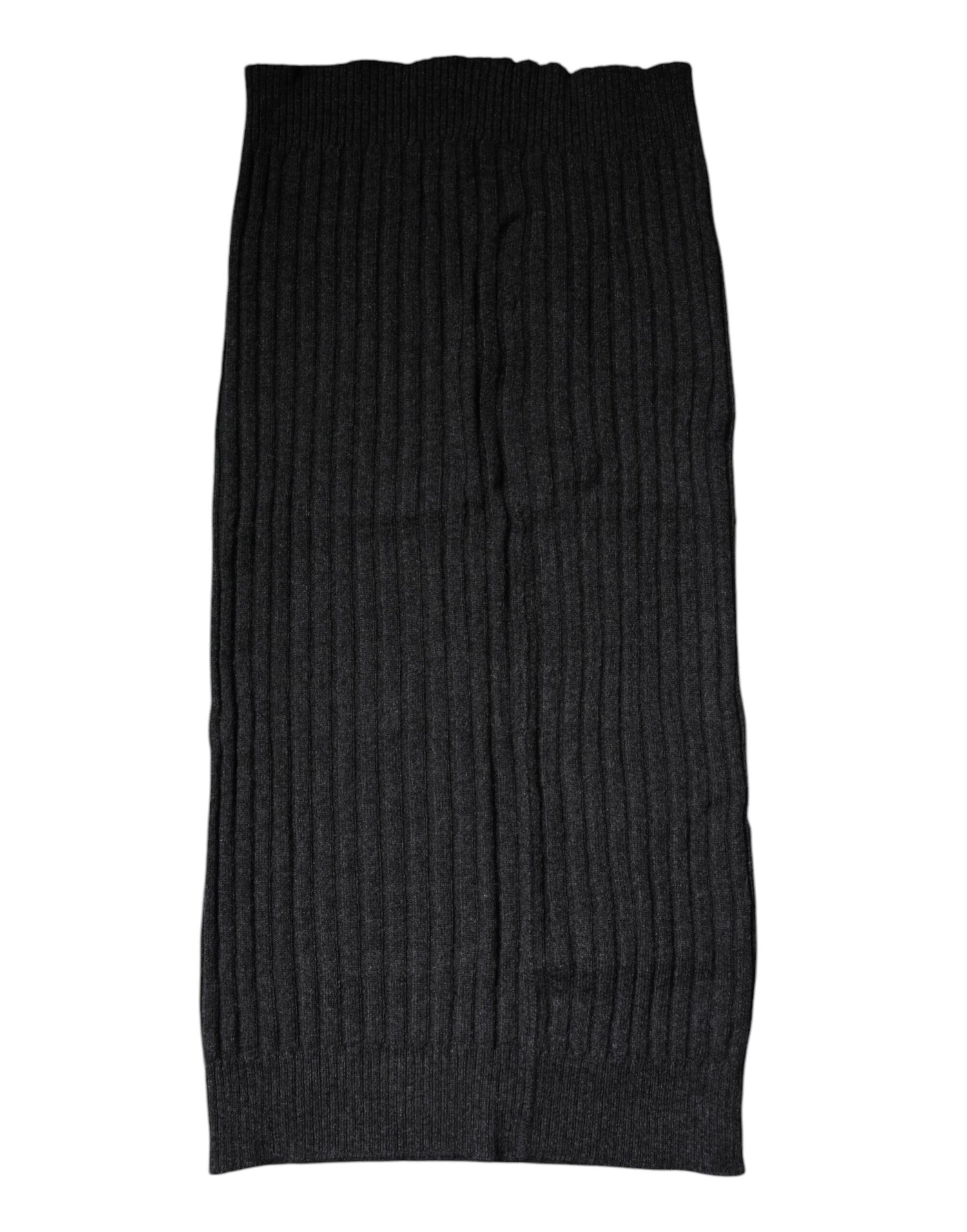 Dolce &amp;amp; Gabbana Svart Kashmir Stickad Halsduk