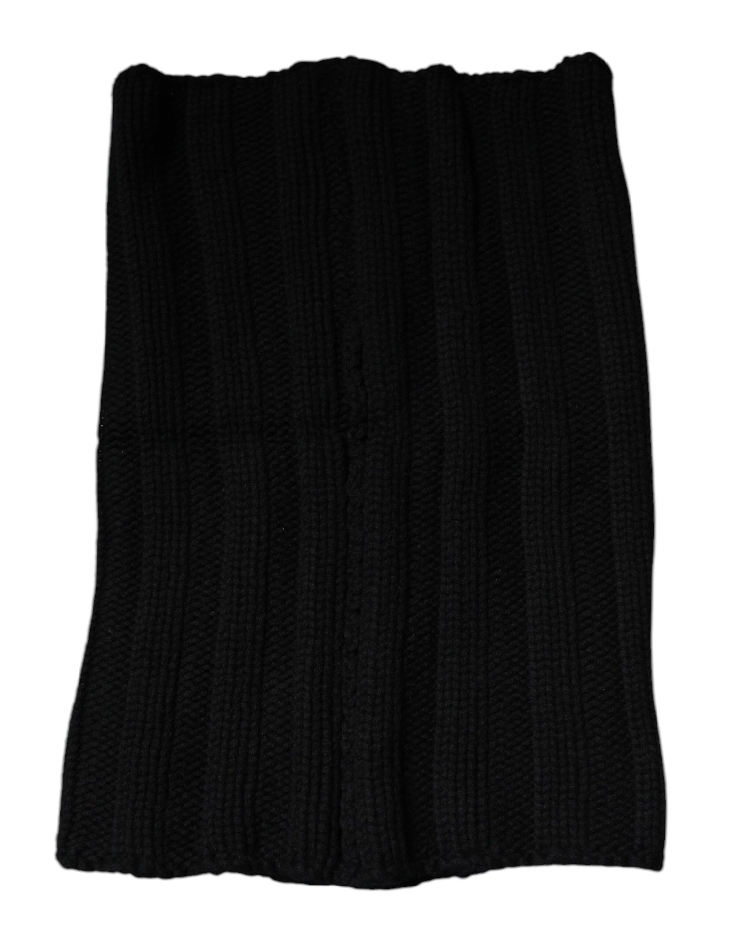 Dolce &amp;amp; Gabbana Svart Kashmir Stickad Halsduk