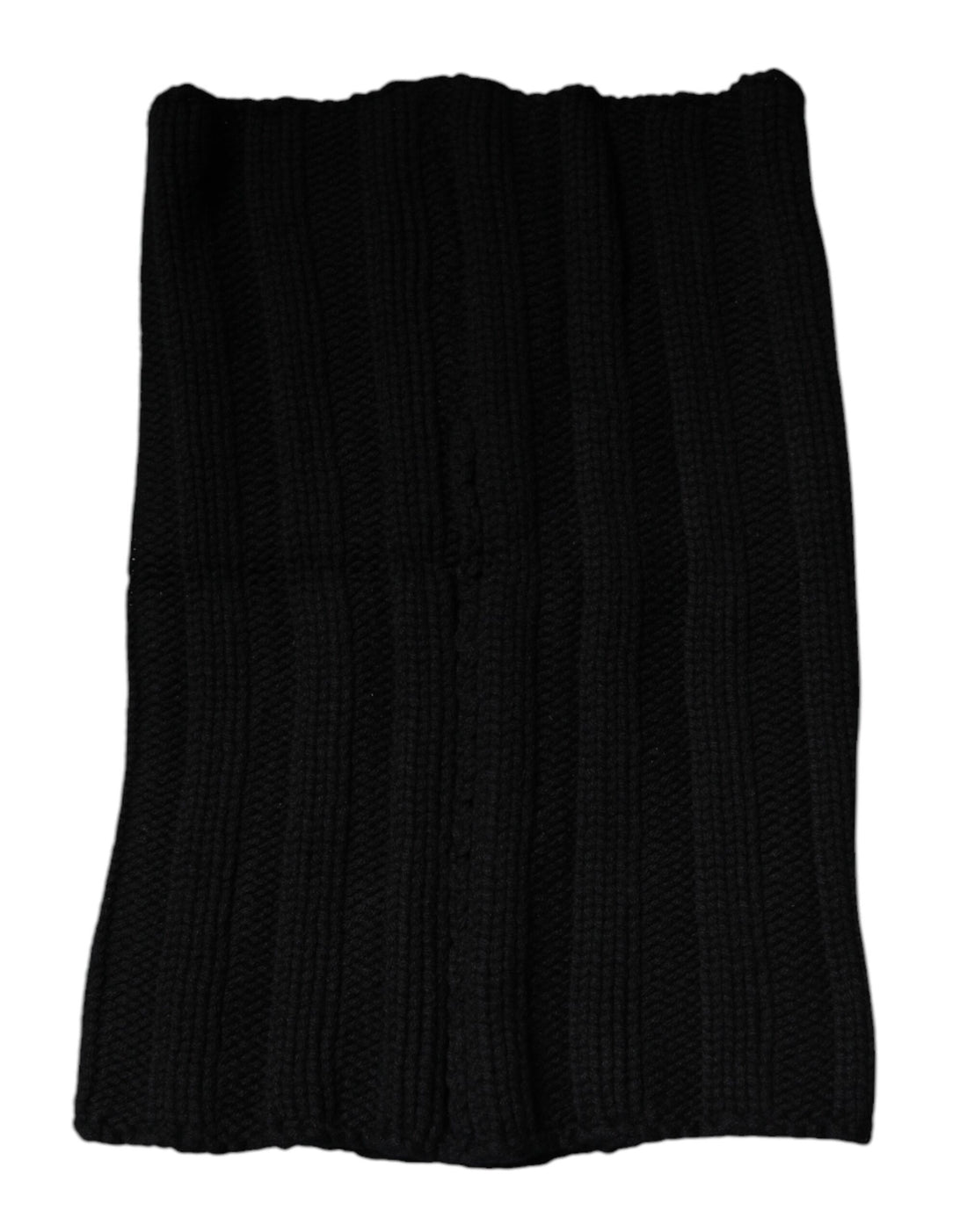 Dolce &amp;amp; Gabbana Svart Kashmir Stickad Halsduk