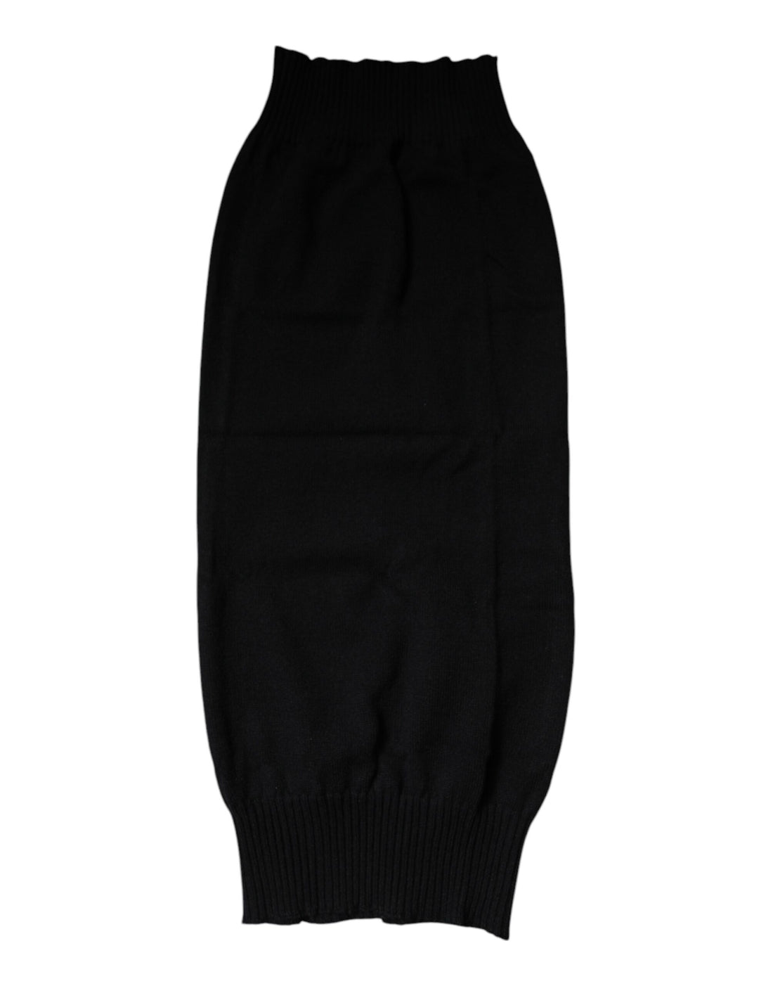 Dolce &amp;amp; Gabbana Svart Kashmir Stickad Halsduk