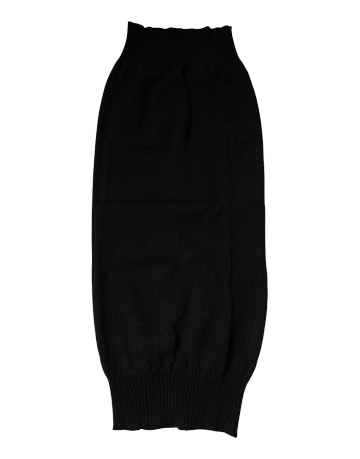 Dolce &amp;amp; Gabbana Svart Kashmir Stickad Halsduk