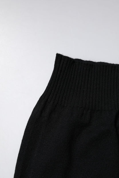 Dolce &amp;amp; Gabbana Svart Kashmir Stickad Halsduk