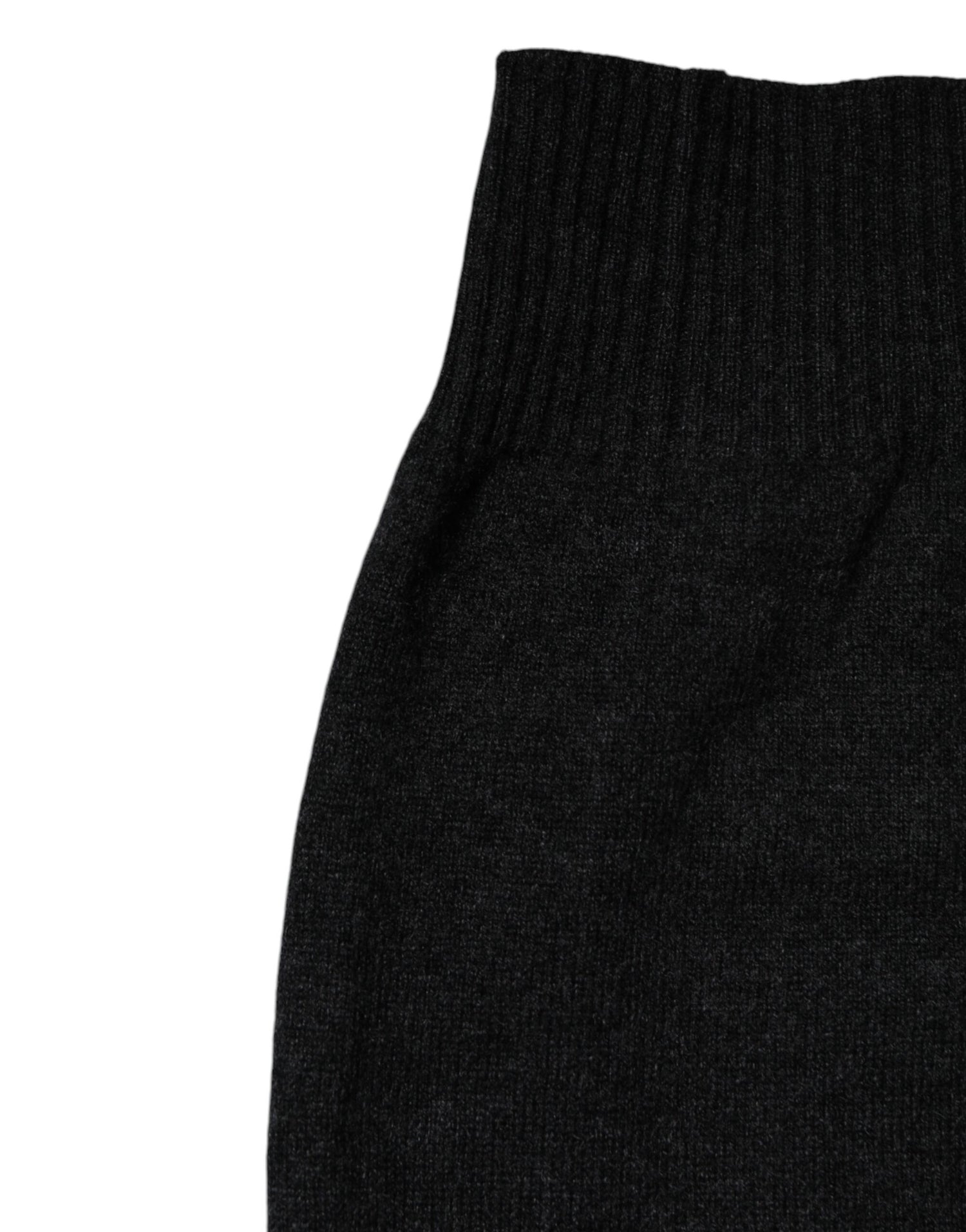 Dolce &amp;amp; Gabbana Svart Kashmir Stickad Halsduk