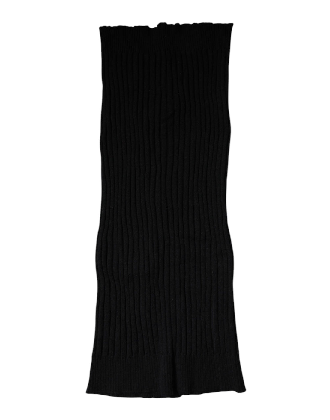 Dolce &amp;amp; Gabbana Svart Kashmir Stickad Halsduk