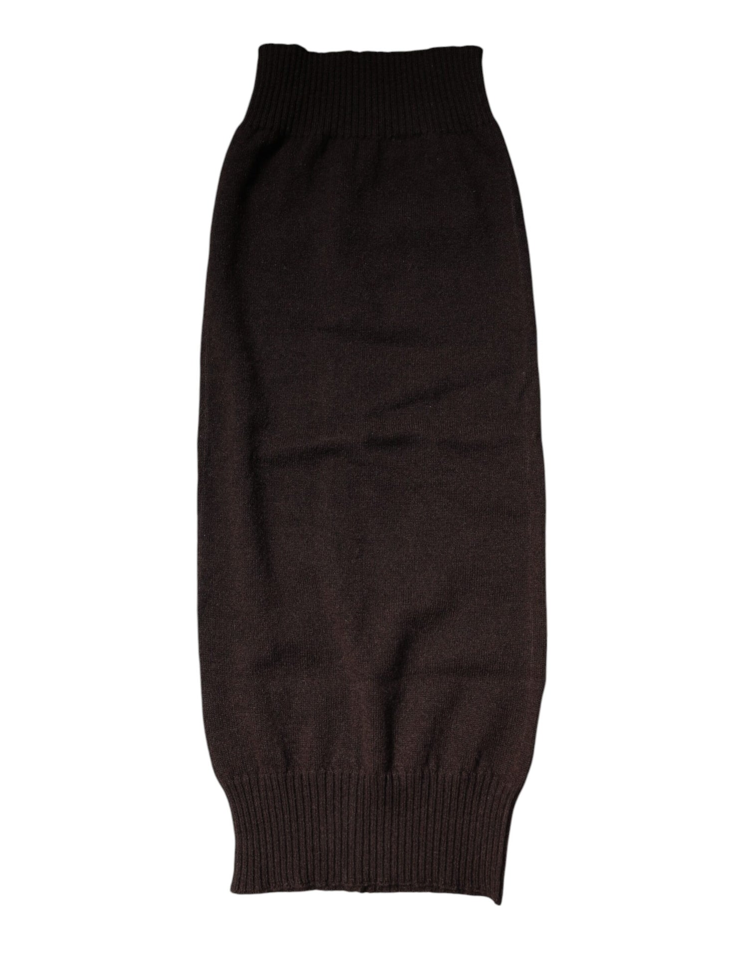 Dolce &amp;amp; Gabbana Brun Kashmir Stickad Halsduk