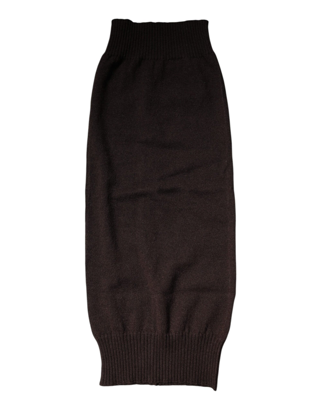 Dolce &amp;amp; Gabbana Brun Kashmir Stickad Halsduk
