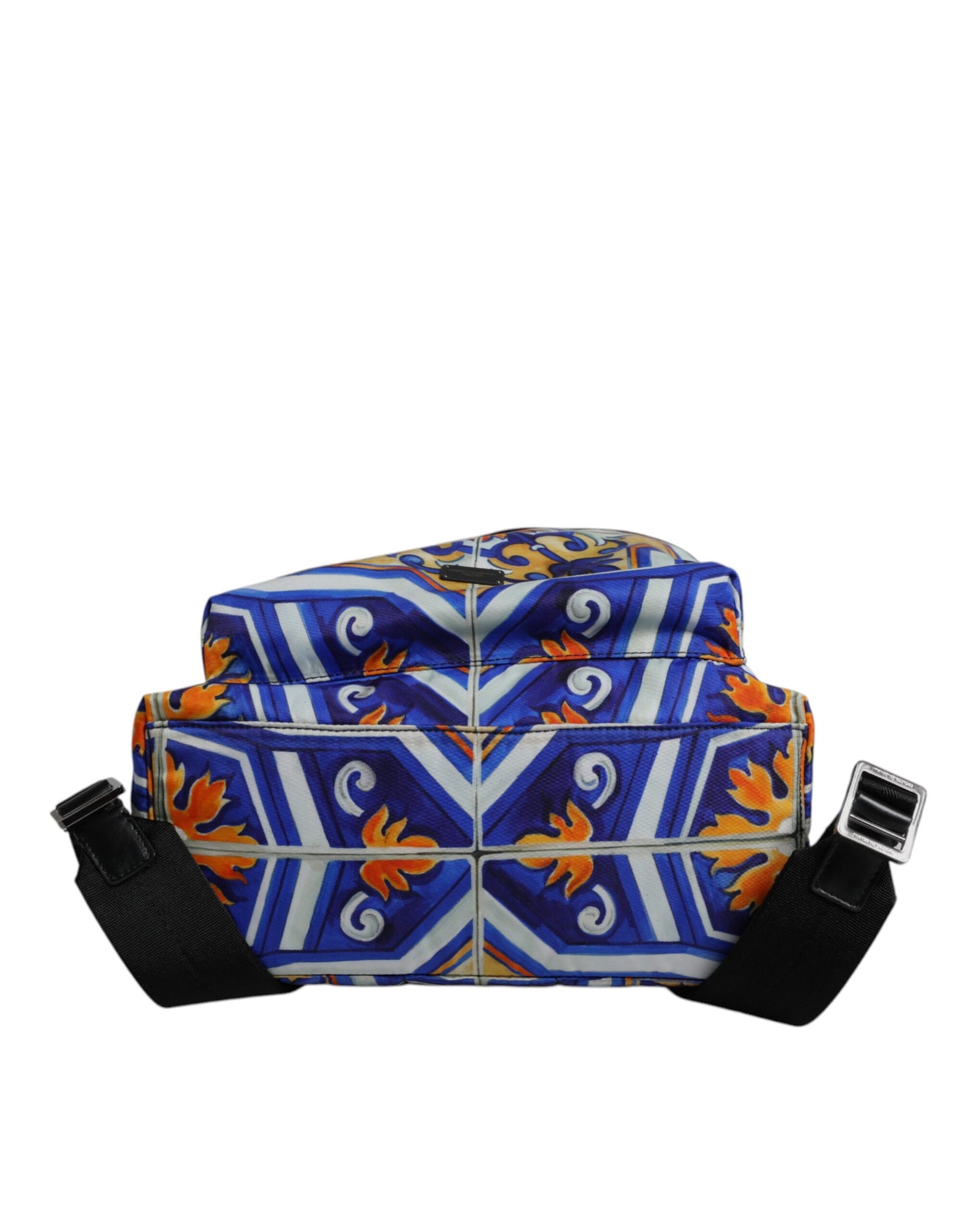 Dolce &amp;amp; Gabbana flerfärgad majolica-tryck nylonryggsäck