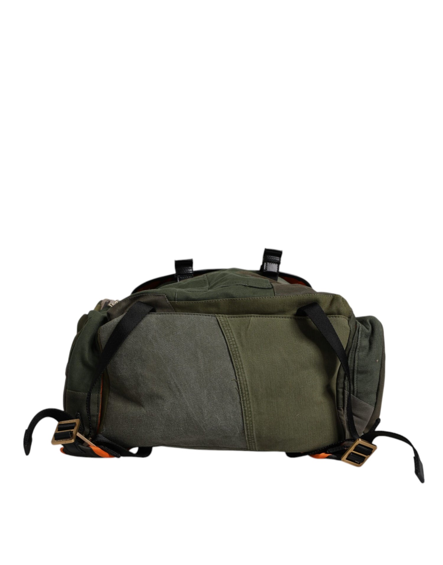 Dolce &amp;amp; Gabbana Militärgrön Patchwork Reseryggsäck