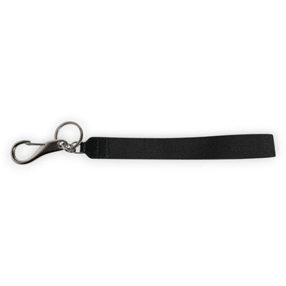 Dolce &amp;amp; Gabbana svart nylonlogotyp DG Crown herrnyckelring