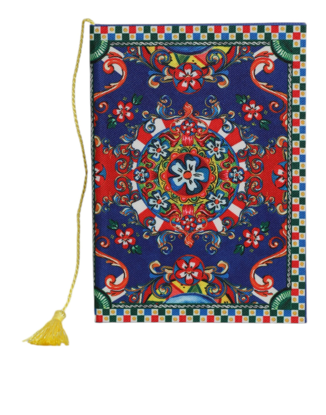 Dolce &amp;amp; Gabbana Multicolor Polyester Carretto Siciliano Print Notebook