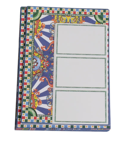 Dolce &amp;amp; Gabbana Multicolor Carretto Siciliano kuvert vykortshållare