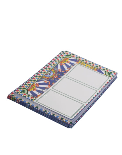 Dolce &amp;amp; Gabbana Multicolor Carretto Siciliano kuvert vykortshållare