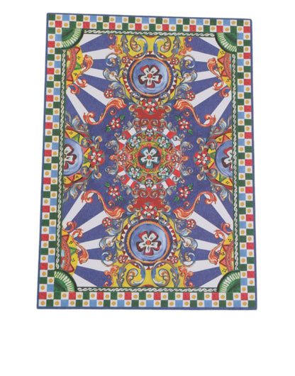 Dolce &amp;amp; Gabbana Multicolor Carretto Siciliano kuvert vykortshållare
