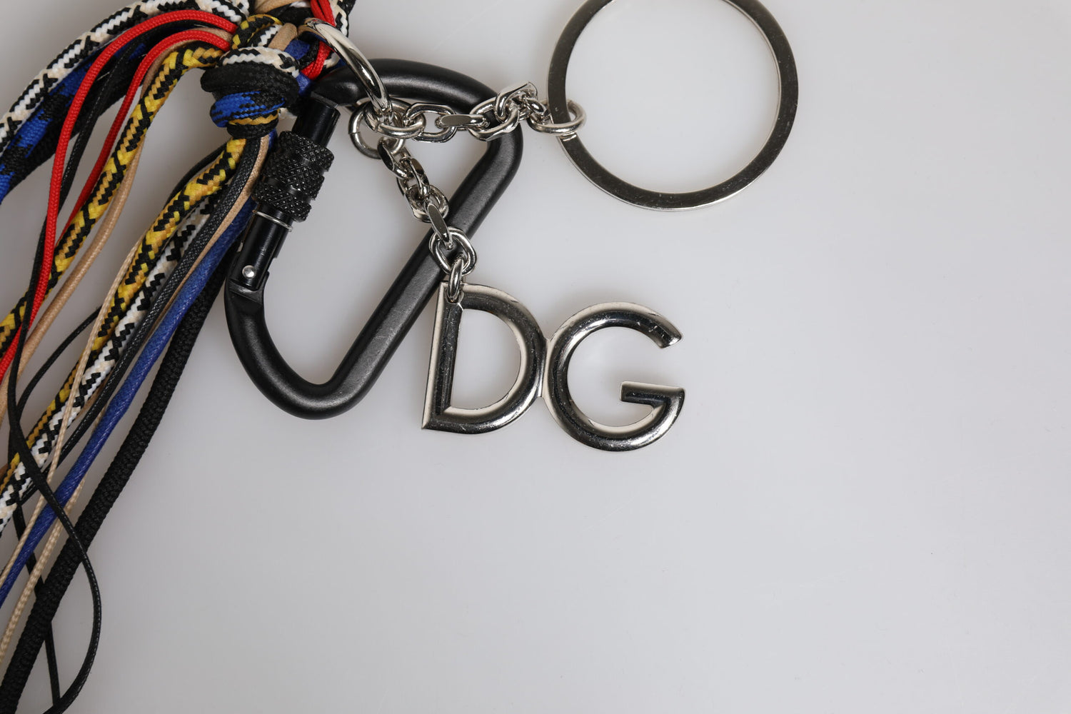 Dolce &amp;amp; Gabbana Flerfärgad Flätad Repväska med Logotyp Axelrem