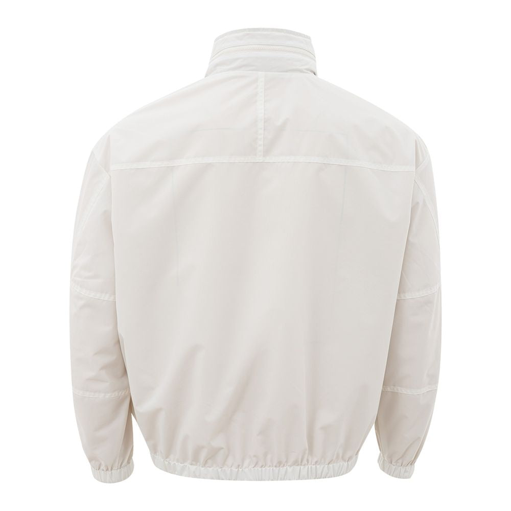 Armani Exchange Beige polyamidjacka för den moderna mannen