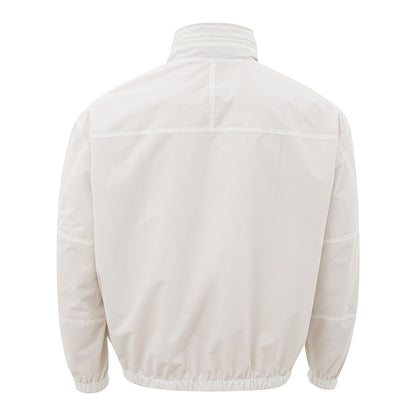 Armani Exchange Beige polyamidjacka för den moderna mannen