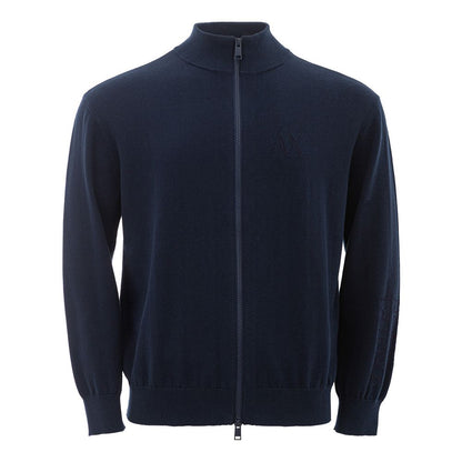 Armani Exchange blå bomullströja