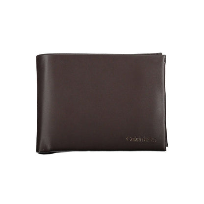 Calvin Klein elegant läderplånbok med dubbla fack