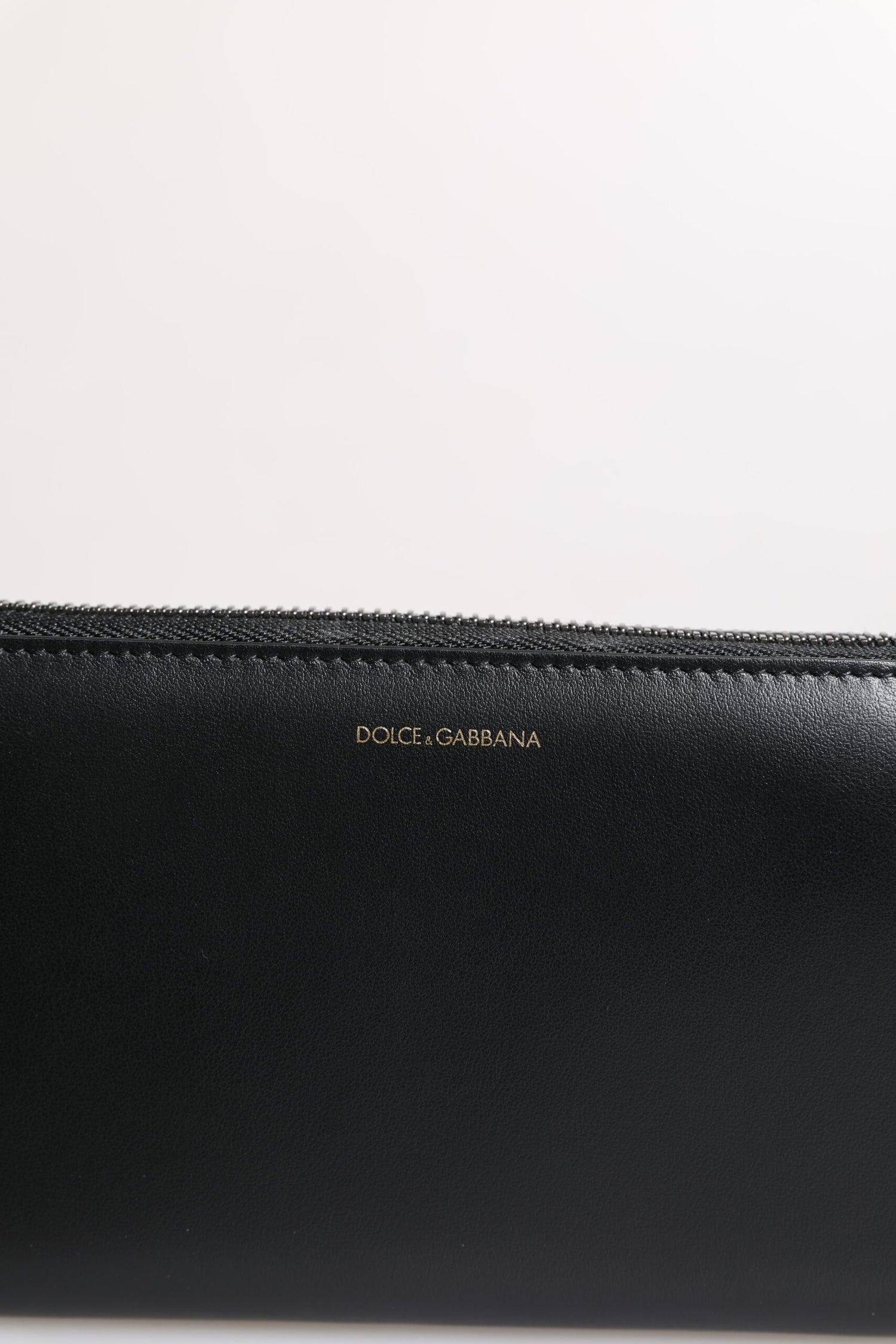 Dolce &amp;amp; Gabbana Svartblå Exotisk Läder Präglad Kontinental Plånbok