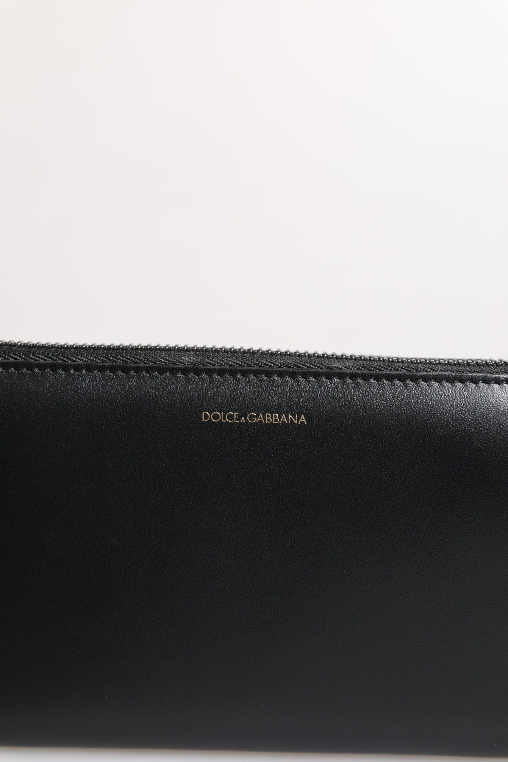 Dolce &amp;amp; Gabbana Svartblå Exotisk Läder Präglad Kontinental Plånbok