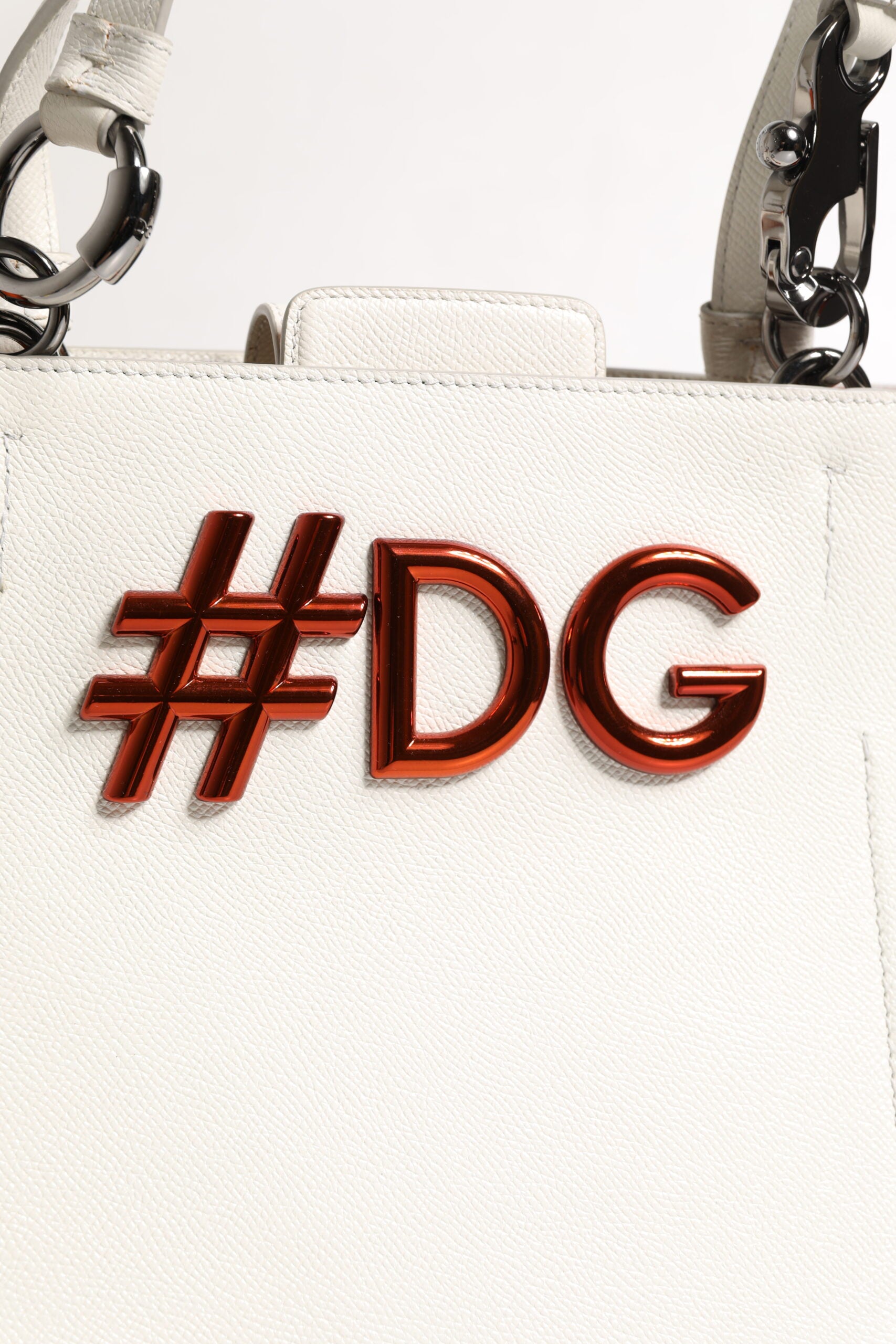 Dolce &amp;amp; Gabbana Vit Läder 