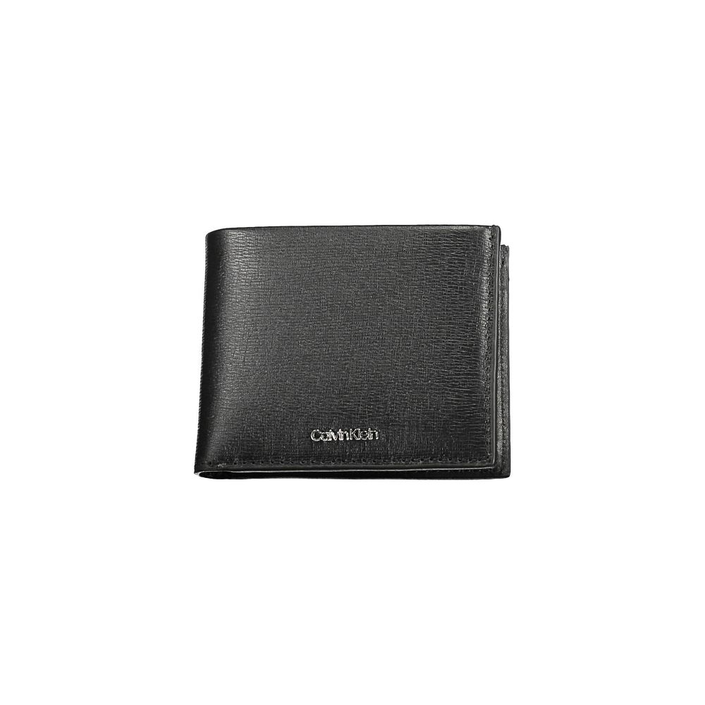 Calvin Klein svart polyesterplånbok för män