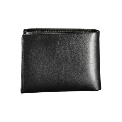 Calvin Klein elegant läderplånbok med RFID-block och myntväska