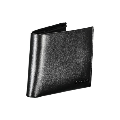 Calvin Klein elegant läderplånbok med RFID-block och myntväska