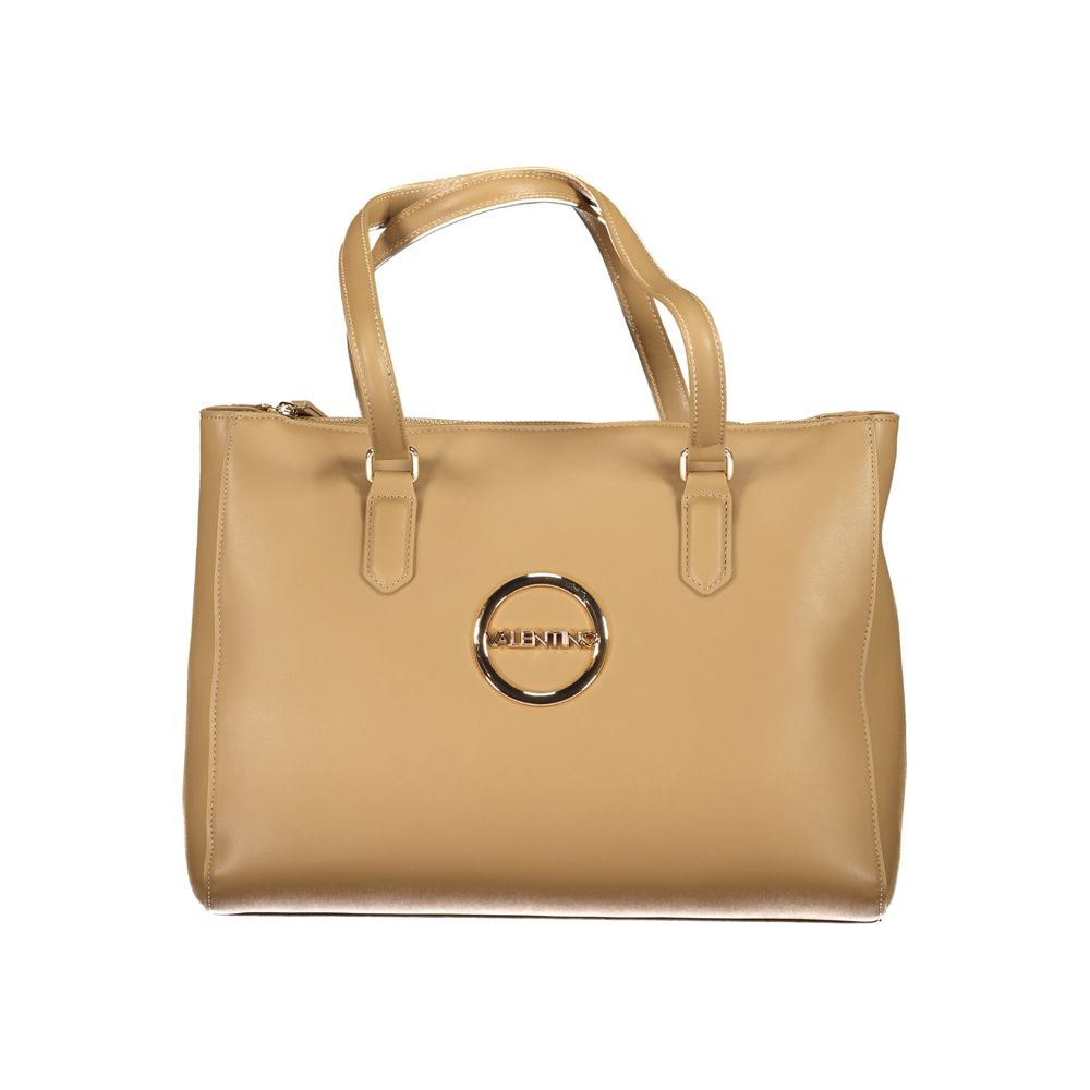 Mario Valentino Beige Polyeten Damhandväska