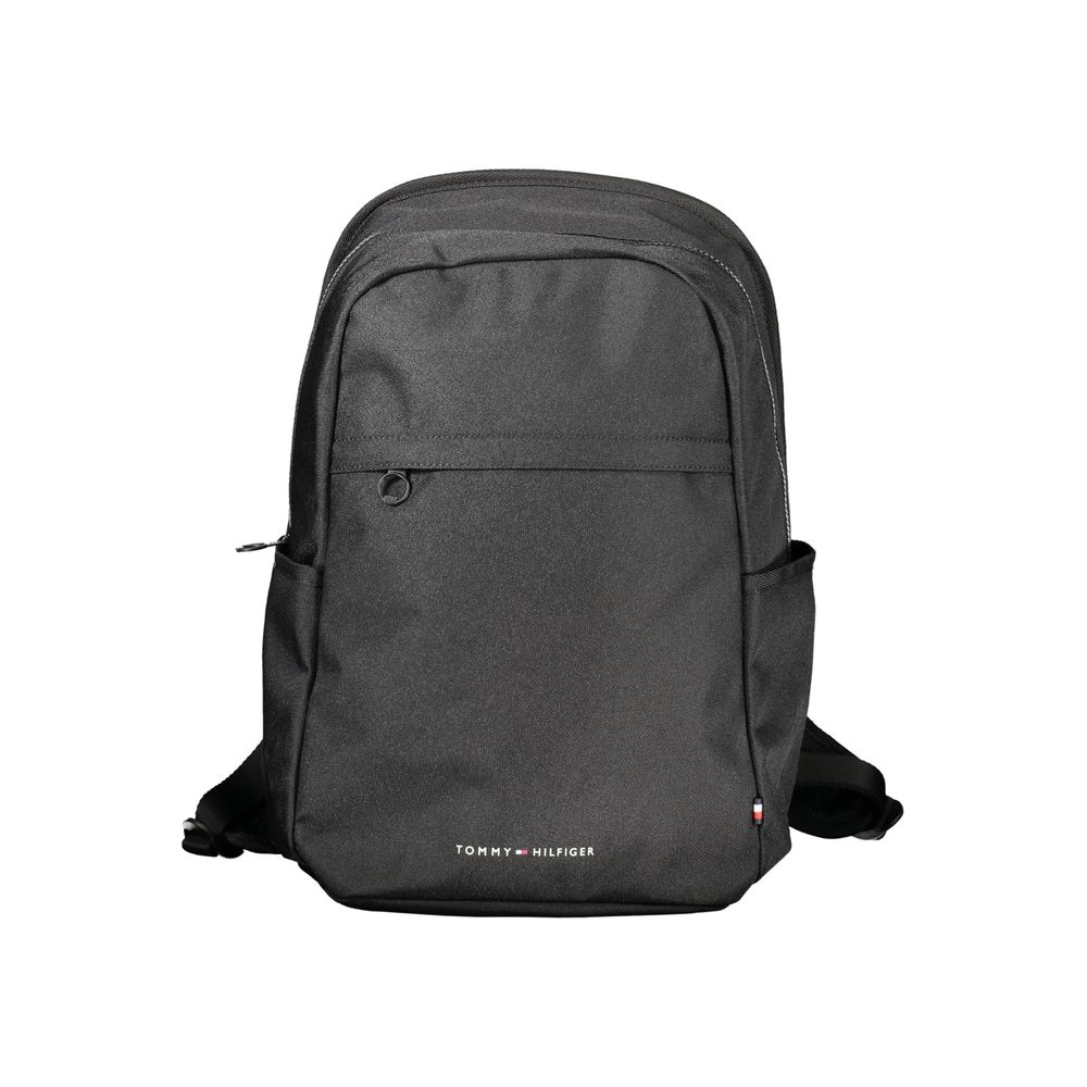 Tommy Hilfiger svart polyesterryggsäck