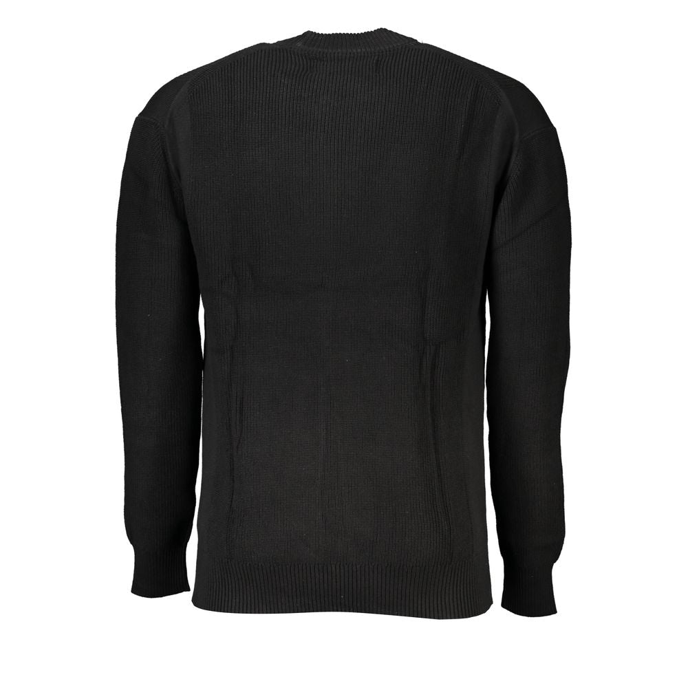 Calvin Klein Elegant bomullströja med rund hals och kontrastdetaljer
