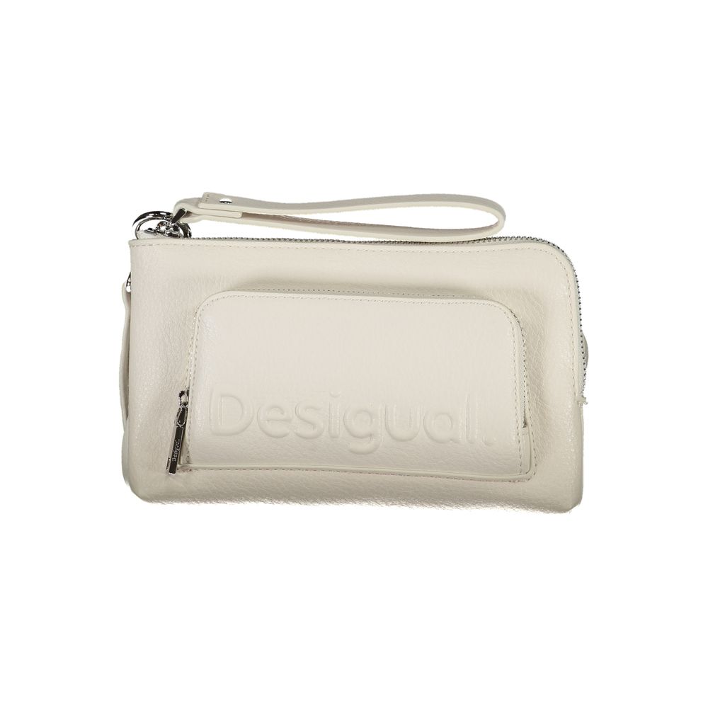 Desigual vit handväska i polyeten