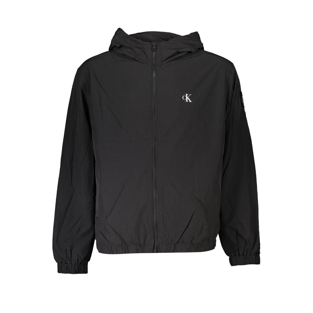 Calvin Klein Sleek långärmad sportjacka med huva